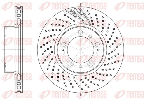 Remsa 61133.11 Brake Disc for Porsche gallery