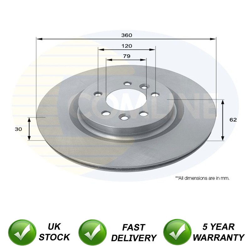 Brake Disc Front SJR Fits Land Rover Range Sport Discovery #1 LR038934