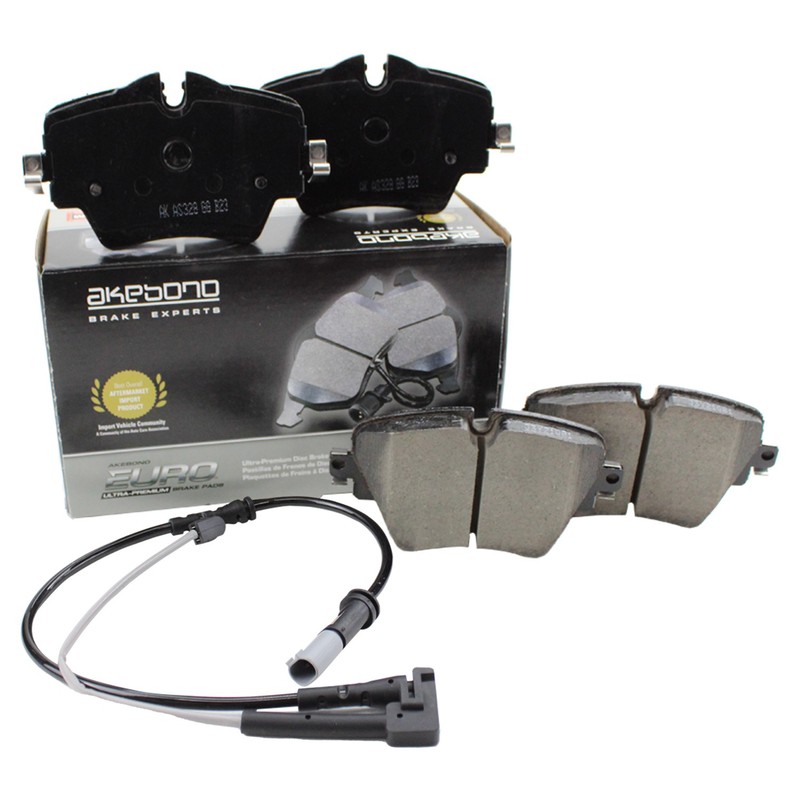 DuraGo Front Rotors Akebono EURO Ceramic Disc Brake Pads Kit For BMW F48 U11 X1 gallery