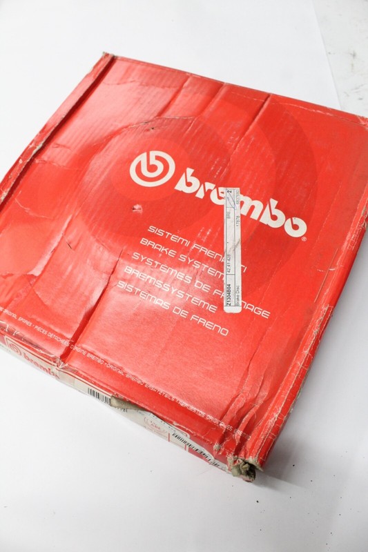 New Brembo Saab 900 Front Disc Brake Rotor Pair 1994-1996 4241428 Turbo Vented gallery