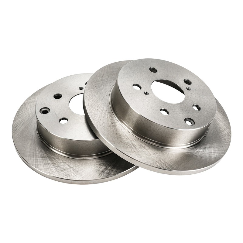 Rust Preventative 11.07" Rear Solid Brake Rotors For 2006-2018 Toyota RAV4 2PC gallery