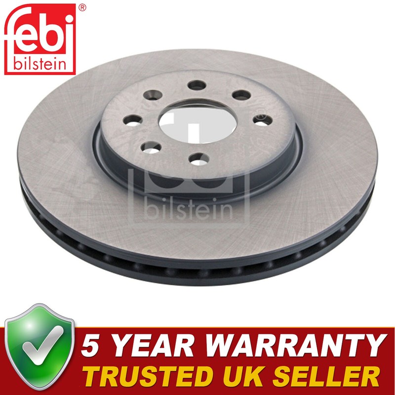 Febi Front Brake Discs Fits Vauxhall Astra 2004-2011 Opel Astra 2004-2014