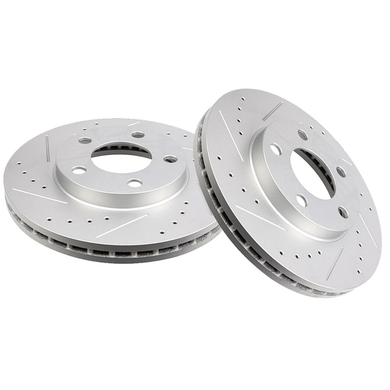 2 Front 276 mm Brake Rotors For 94 95 96 97 98 99 00 01 02 03 04 05 Ford Mustang
