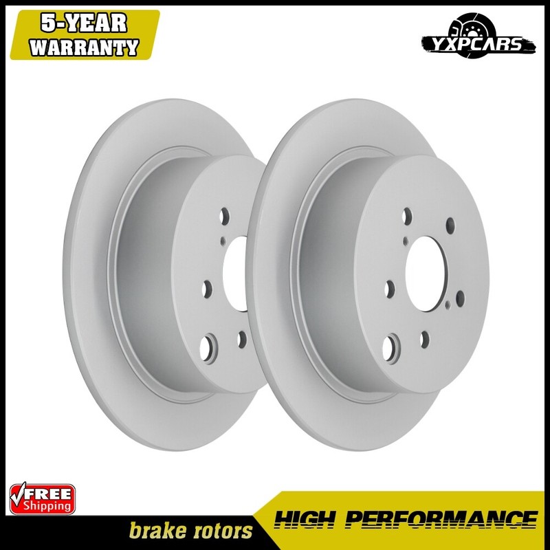 Rear Left and Right Disc Brake Rotors for Subaru Forester Impreza XV Crosstrek