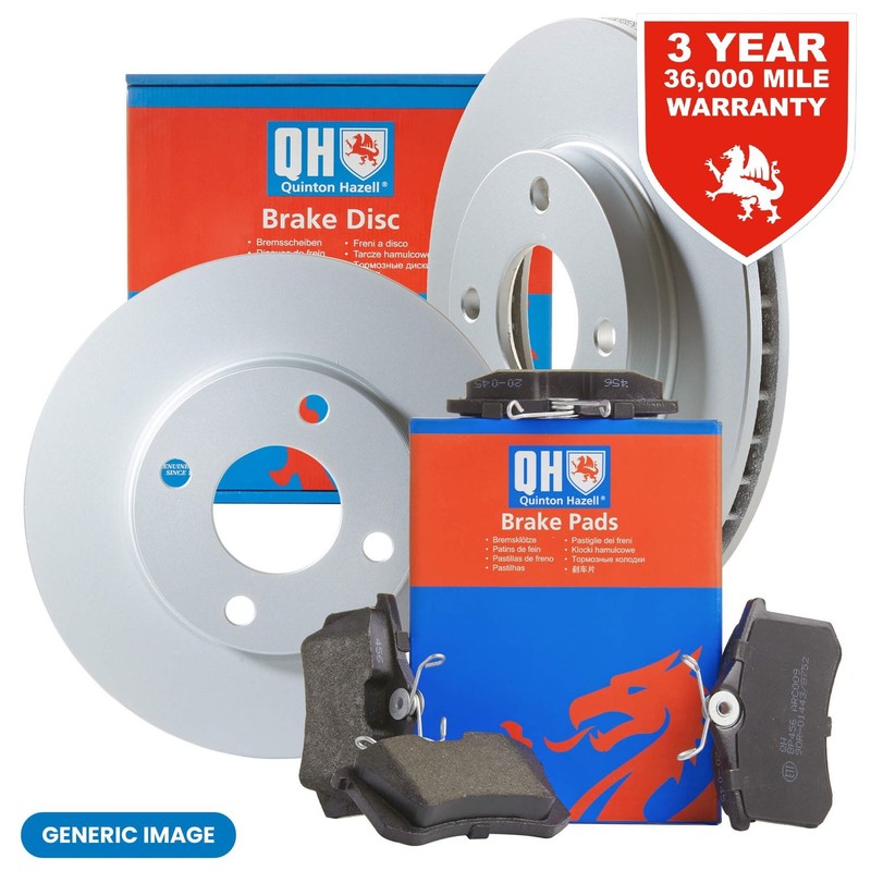 Quinton Hazell Front Discs (Pair) & Front Pads
