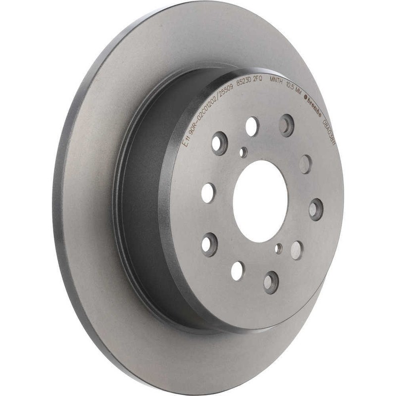 Disc Brake Rotor-Premium UV Coated OE Equivalent Rotor Brembo 08.A038.11 gallery