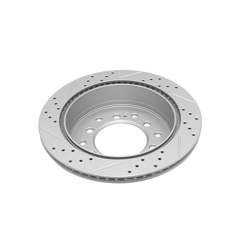 Front Rear Drilled Disc Rotors Ceramic Brake Pads for 2004 - 2007 Toyota Sequoia gallery