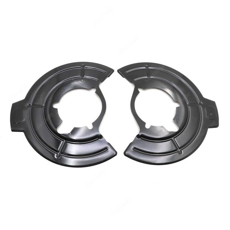 2Pcs Left & Right Side Fit For 2007-2018 Jeep Wrangler Black Brake Dust Shield gallery
