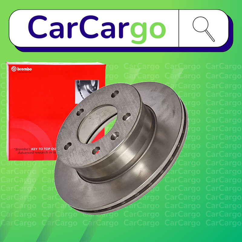 Brembo Vented Front Brake Discs Mercedes Sprinter 4-T 410 D 1996-2006 276 mm