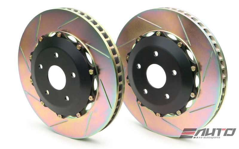 Brembo Rear 2pc Rotor Disc Upgrade 345×28 Slot for IS-F ISF 08-13, RC-F RCF GS-F