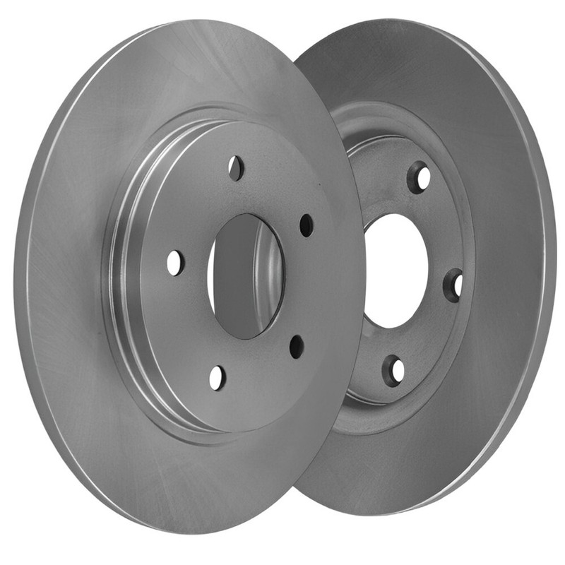 Rear Right & Rear Left Solid Brake Rotors For Chrysler Town & Country 16-08 gallery