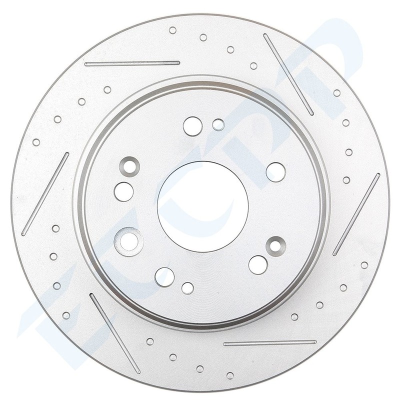 11.10 inch (282mm) Pair Rear Disc Brake Rotors Set for 2002 2003 2004 Honda CR-V gallery