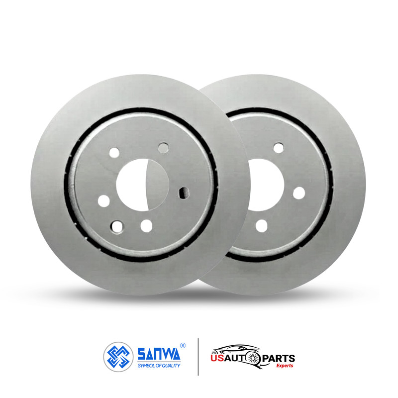 FRONT AND REAR BRAKE ROTOR SET GEOMET COATED FOR Q60 G37 G35 2007-2015 gallery