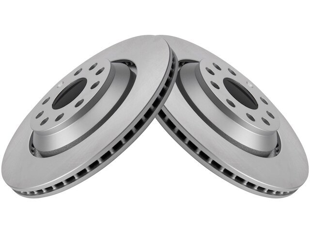 TRQ 12BN51T Rear Brake Rotor Set Fits 2019-2021 Audi Q3