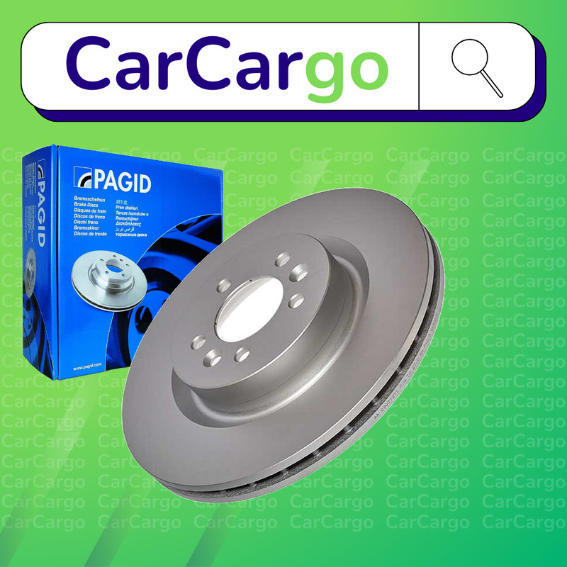 Pagid Vented Front Brake Discs Pair Range Rover 3.0 P400 4×4 2020-2024 360 mm