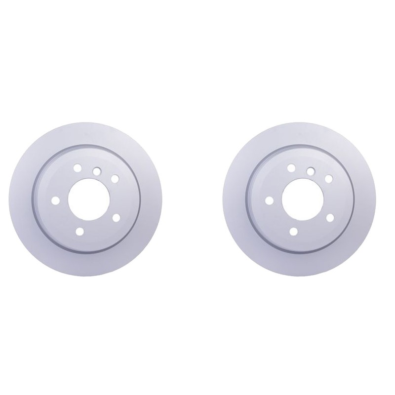 Hella Pair Set of Rear Vented 300mm Disc Brake Rotors For E90 E91 325xi E93 328i
