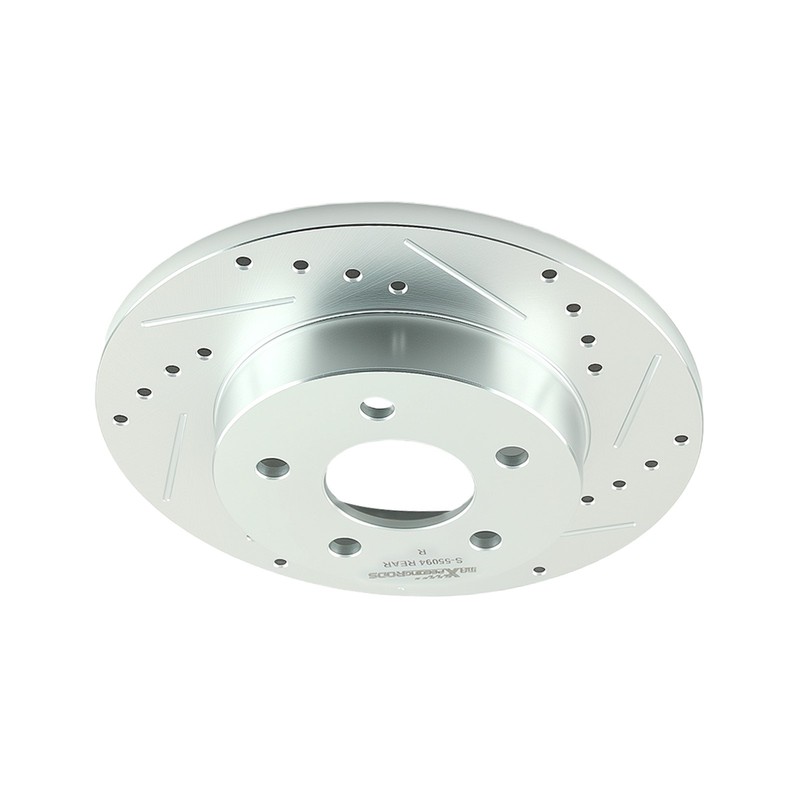 Rear Drilled & Slotted Disc Brake Rotor for Chevrolet HHR 2008-10/Cobalt 2005-08 gallery