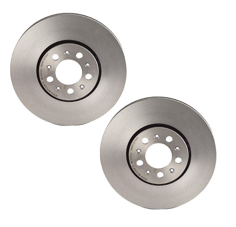 Brembo Pair Set 2 Front 288mm Vented Disc Brake Rotors for VW Beetle Golf Jetta