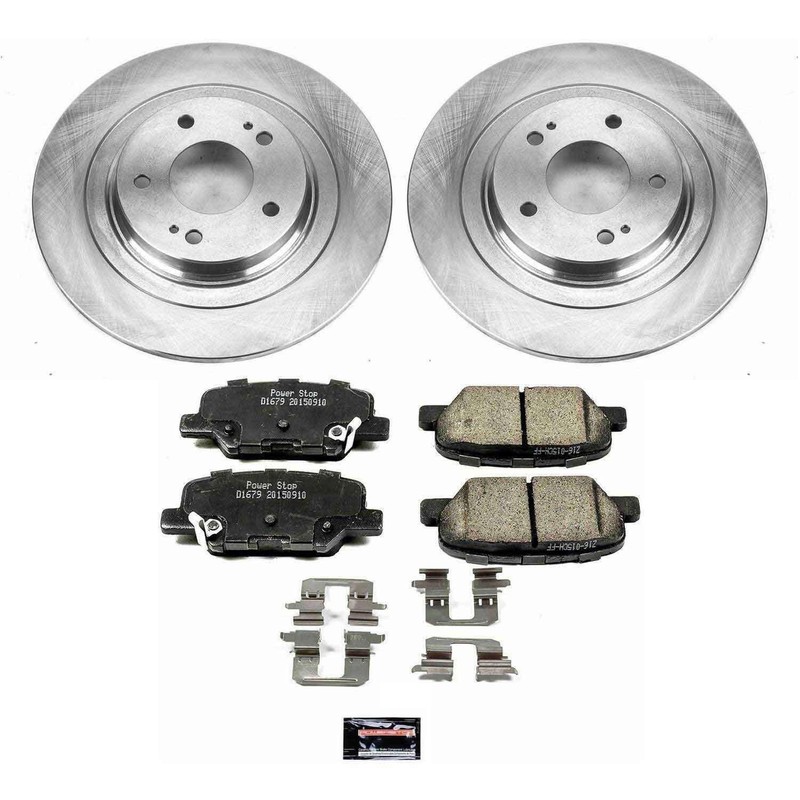 Power Stop KOE6976 Autospecialty By Power Stop 1-Click Daily Driver Brake Kits R