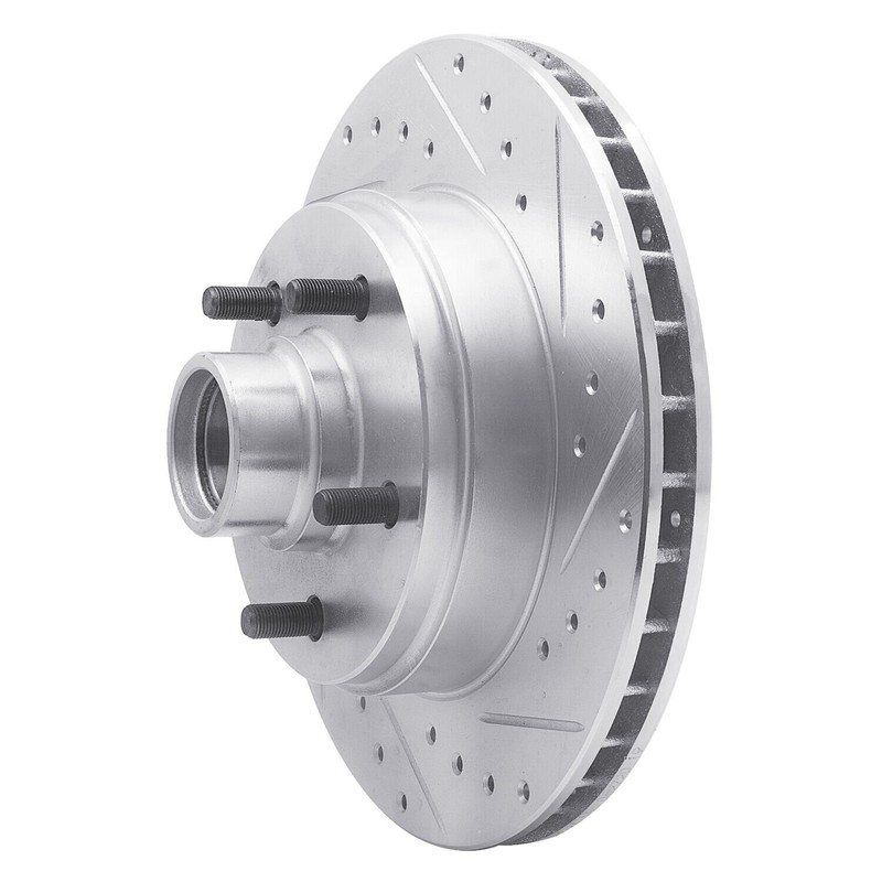 For Chevy Impala 78-85 Brake Rotor eLINE Drilled & Slotted 1-Piece Front gallery