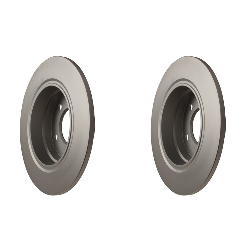Hella Pair Set of Rear Solid 280mm Disc Brake Rotors For E36 318i 318is 323is