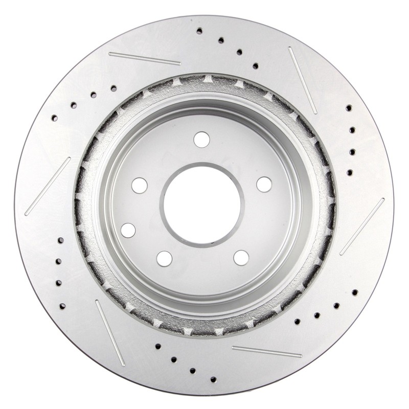 Drilled Front Rear Brake Rotors For Infiniti M37 M56 / Infiniti Q70 QX70 Nissan gallery