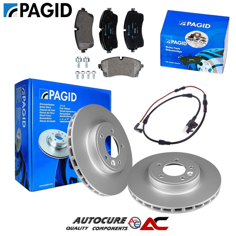 FOR RANGE ROVER SPORT SDV6 MK2 PAGID COATED FRONT VENTED BRAKE DISCS & PADS