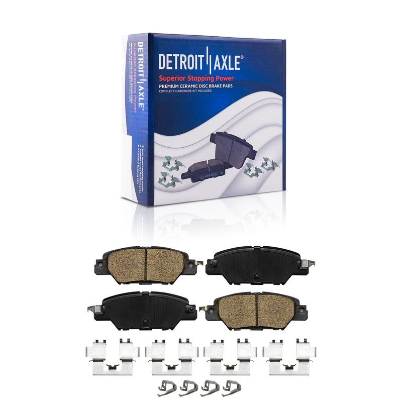 AWD Rear Drilled Brake Rotors Ceramic Brake Pads Kit for 2016 - 2021 Mazda CX-5 gallery