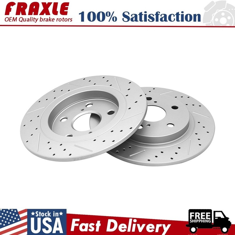 10.98 inch Rear Brake Disc Rotors Kit For 08-15 Scion Xb Vibe Matrix Corolla Im