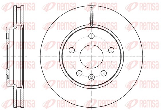 REMSA 61285.10 Brake Disc for BUICK (SGM),CHEVROLET,CHEVROLET (SGM),OPEL,SAAB,VA gallery