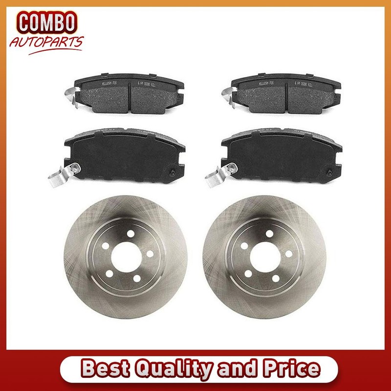 Rear Brake Rotors Brake Pads for 1985-1986 Toyota MR2