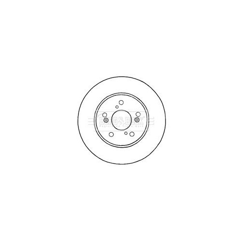 Borg & Beck brake disc pair - BBD4639 gallery