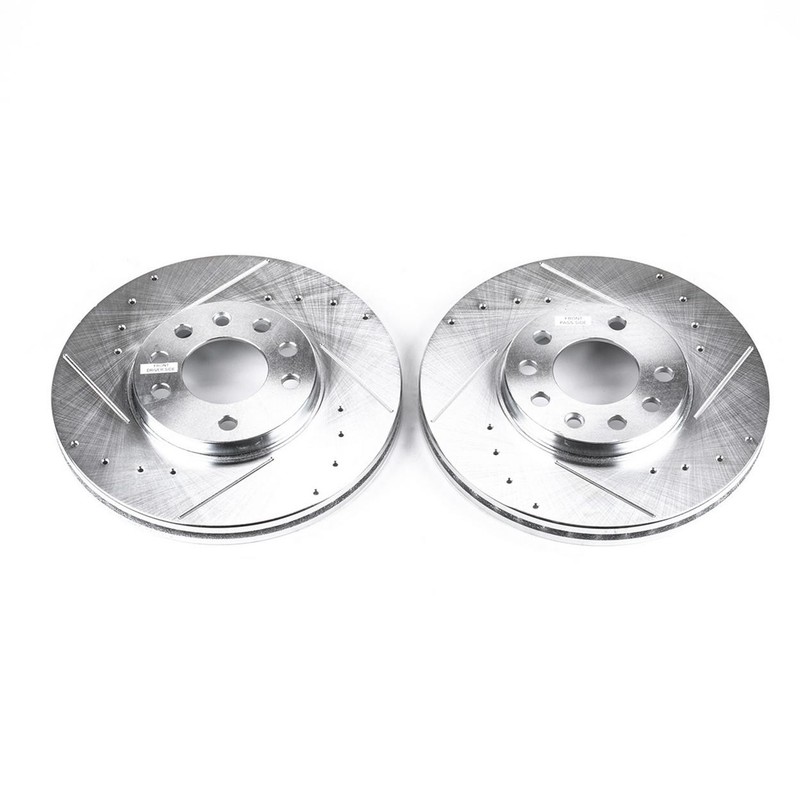 PowerStop Disc Brake Rotor Set – Fits Saab 9-3 1999-2003, Saab 9-5 1999-2006, Sa