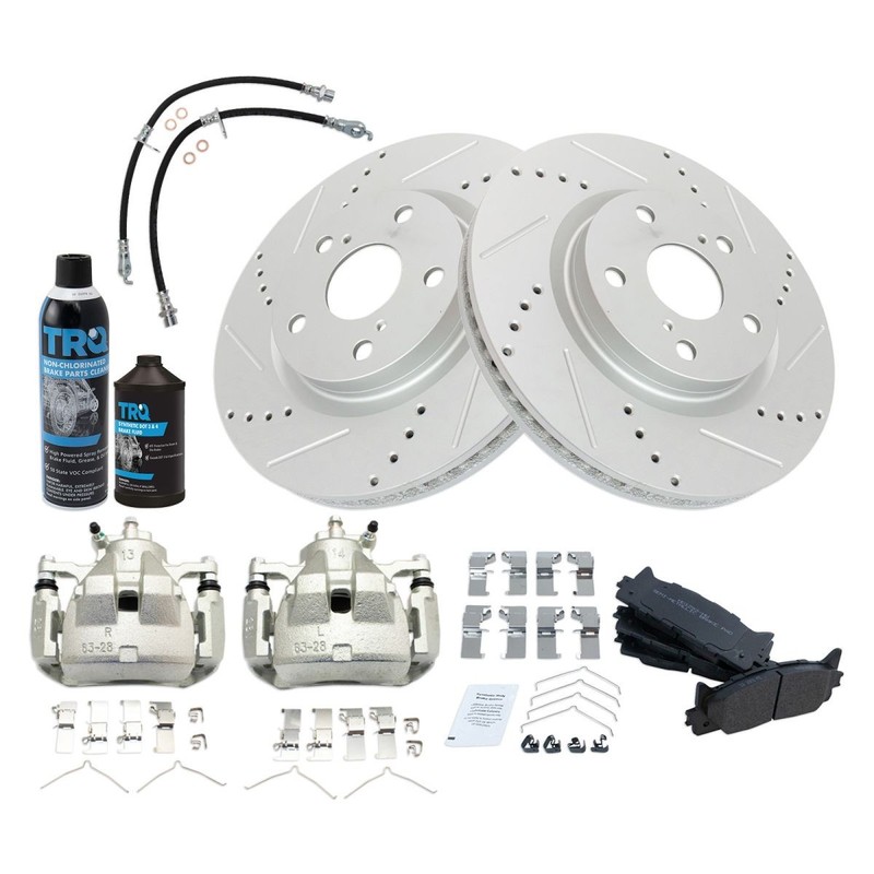 TRQ Performance Front Brake Pad & Rotor Kit Fits Lexus Toyota gallery