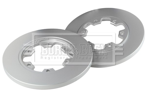 2x Brake Discs Pair Solid Rear 308mm BBD5386 Borg & Beck Set 1815600 2226521 New gallery