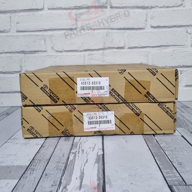 GENUINE LEXUS IS250 F SPORT FRONT BRAKE DISCS OEM 43512-30310 FRONT LEFT & RIGHT