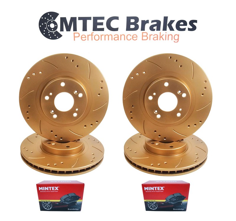 Ford Mondeo 07-12 MK4 Gold Edition Front Rear Brake Discs With Pads