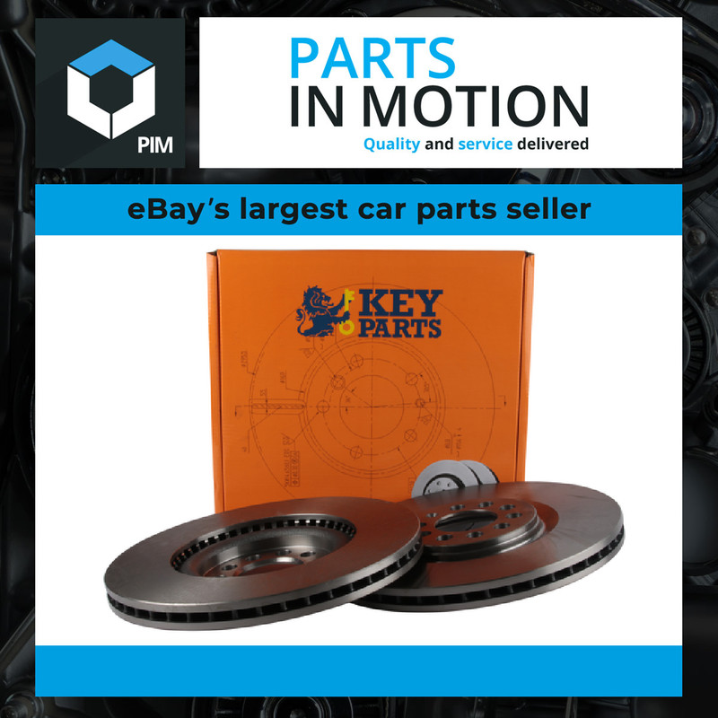 2x Brake Discs Pair Vented fits SEAT LEON 1M1 1.8 Front 00 to 05 312mm Set New