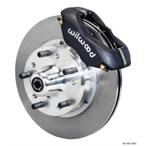 Wilwood 140-11007 Brake System Dynalite Front 4 Piston Caliper 11in Plain Rotor