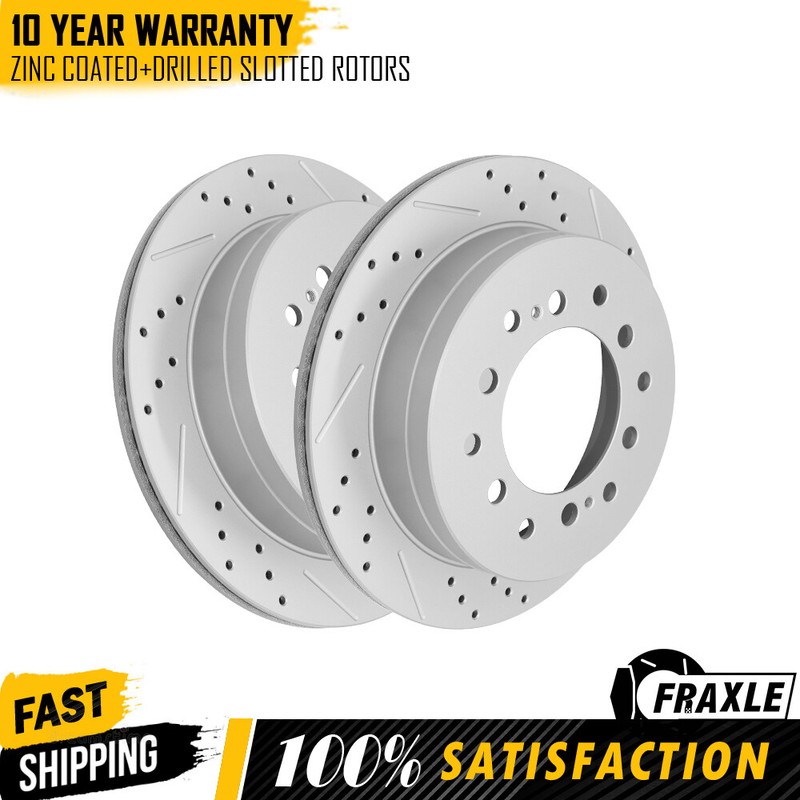 Rear Disc Brake Rotors For Lexus GX470 Toyota 4Runner Sequoia FJ Cruiser Rotors