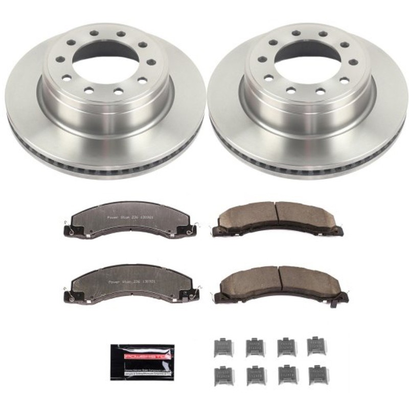 Powerstop Extreme Front 2 Wheel 390.3mm Discs & Pads Kit for 08-18 Ram 4500 5500