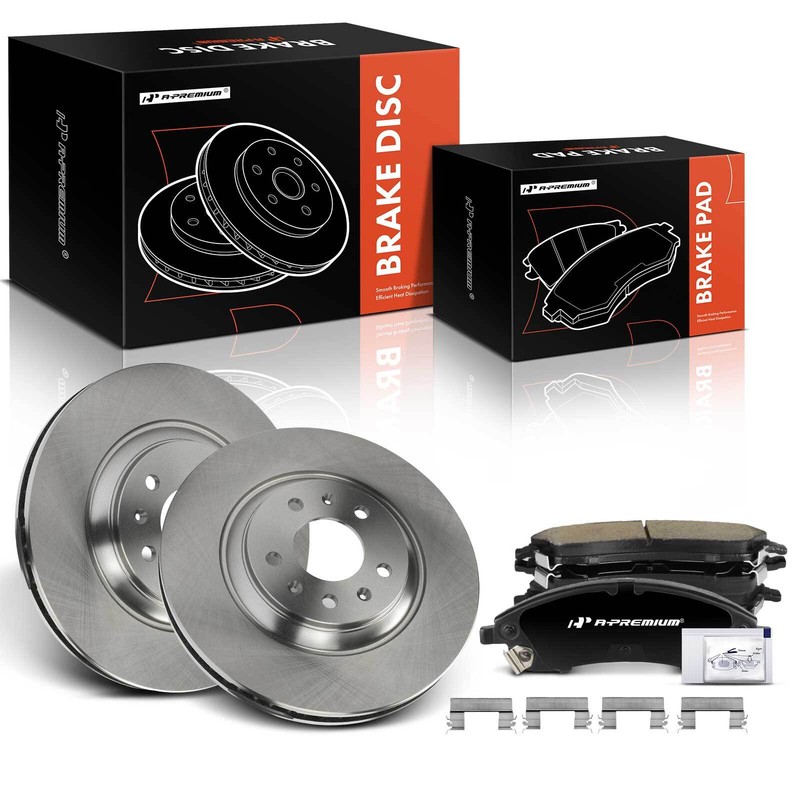 6x Front Side Disc Brake Rotor & Ceramic Brake Pad for Cadillac CTS 2006-07 STS gallery