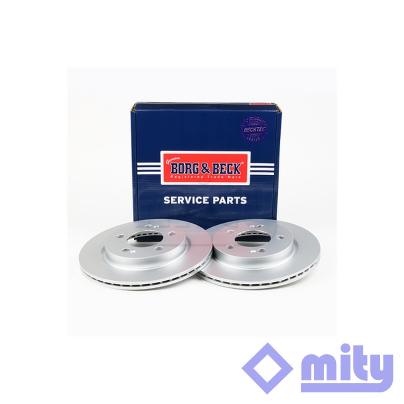 Fits Ssangyong Rexton 2017- 2.2 D 1x Brake Disc Rear Mity 4840136100