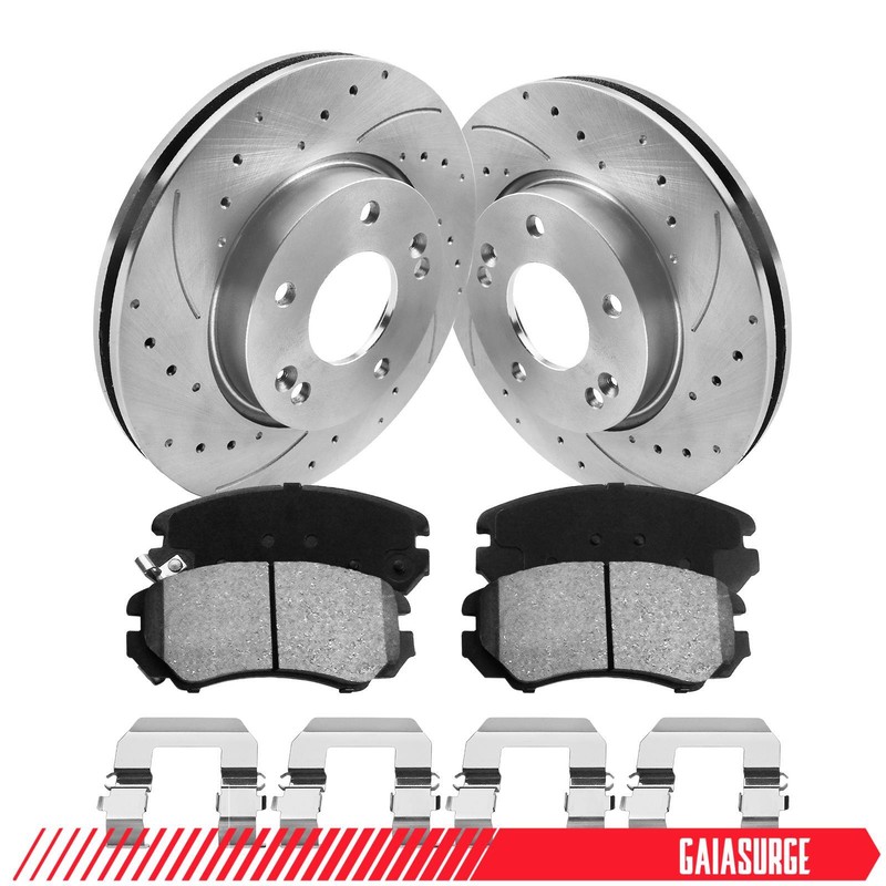 Front 10.8” Disc Brake Rotors +Brake Pads for 2007 – 2010 Hyundai Elantra Sedan