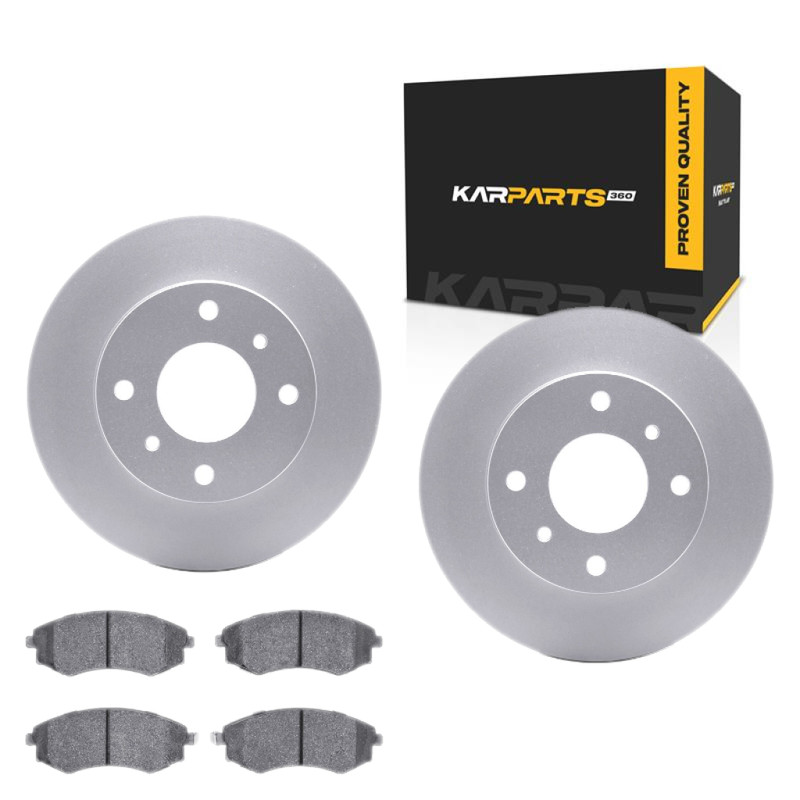 For Nissan Axxess 1990 1991 Rotors And Brake Pads Front | Cast Iron | Vented