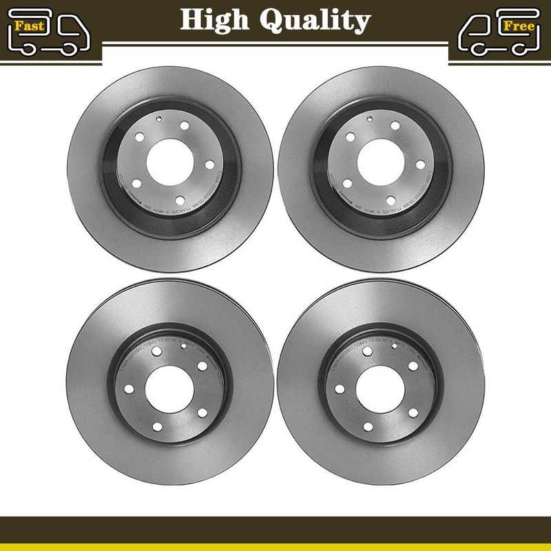 Front and Rear Disc Brake Rotors Fits Mazda CX-5 2.5L 2.0L