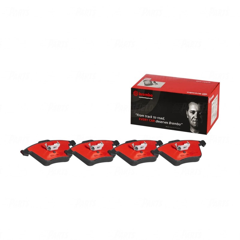 Full Set Brembo UV Coated Disc Rotors+NAO Brake Pads for Saab 9-3 D75 D79 02-12 gallery