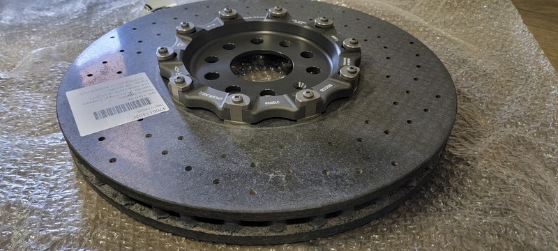 LAMBORGHINI AVENTADOR FRONT RIGHT SIDE BRAKE DISC ROTOR OEM 470615302C NEW CCB gallery