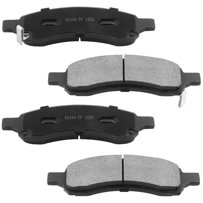 Front Brake Rotors and Ceramic Pads for GMC Acadia AWD 2007-2016 Drilled Slotted gallery