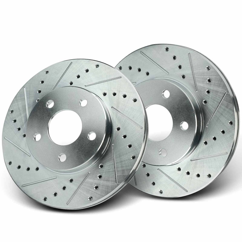 2x Front Drilled Brake Rotors for Chevrolet Cobalt 2007-2010 L4 2.2L Pontiac G5 gallery